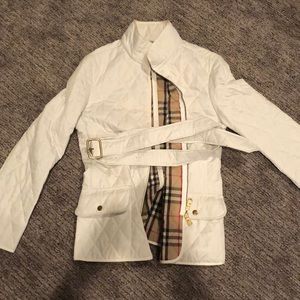 Women Burberry jacket size M .